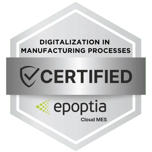 Certifikácia Epoptia Cloud MES