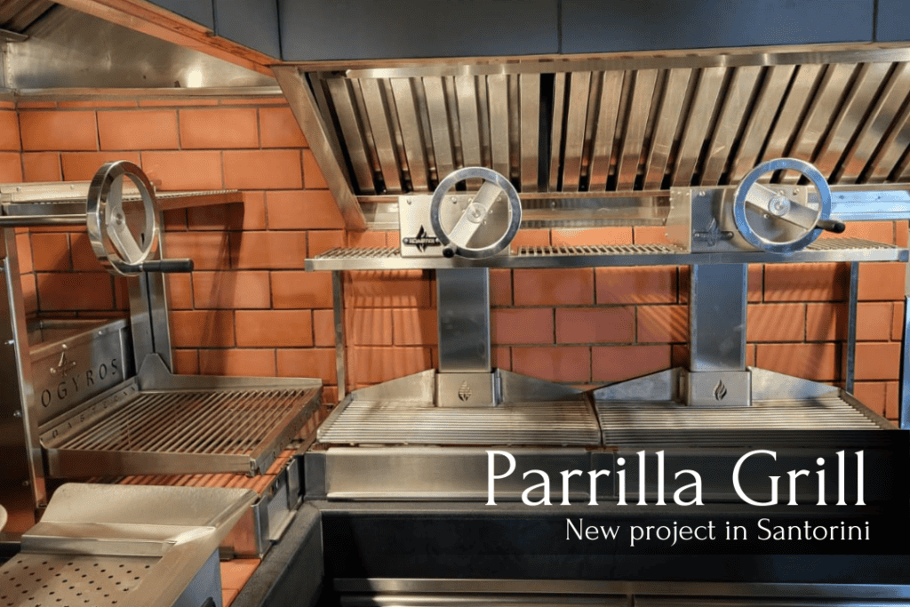 Projekt Parrilla Grill na Santoriniju
